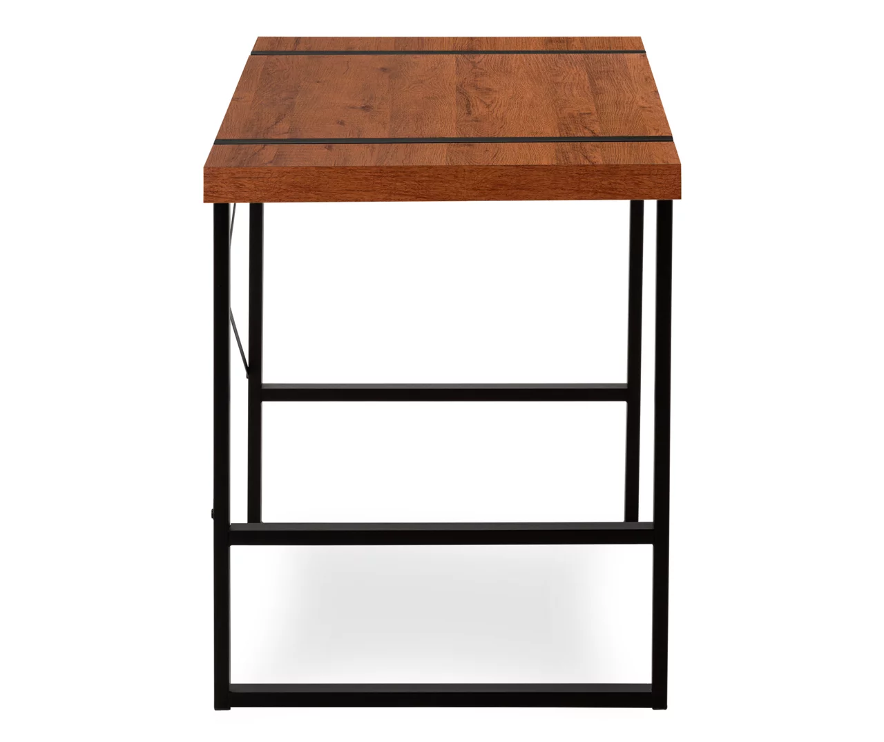 Cherry Wood Look Thick Panel Computer Desk 8 Cherry Wood Look Thick Panel Computer Desk - Image 6