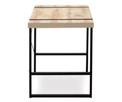 Natural Wood Look Thick Panel Computer Desk 15 Natural Wood Look Thick Panel Computer Desk -FurniHub Store 810533411 6