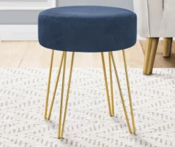 Hairpin Leg Upholstered Ottoman -FurniHub Store 810533415 1