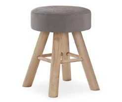 Wooden Leg Upholstered Ottoman -FurniHub Store 810533418 2