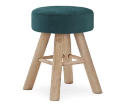 Wooden Leg Upholstered Ottoman -FurniHub Store 810533419 2