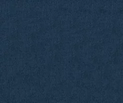 Blue Velvet Upholstered Wooden Ottoman -FurniHub Store 810533421 3