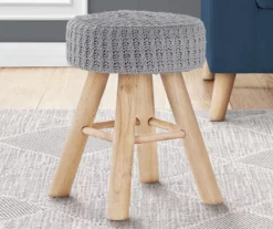 Wooden Leg Upholstered Ottoman -FurniHub Store 810533423 1