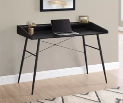 2-Cubby Computer Desk With Hutch -FurniHub Store 810533452 1