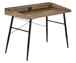 2-Cubby Computer Desk With Hutch -FurniHub Store 810533453 2