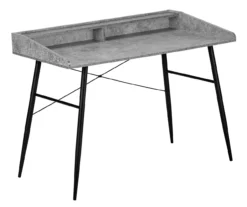 2-Cubby Computer Desk With Hutch -FurniHub Store 810533455 2