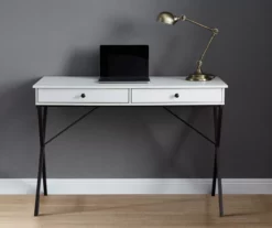 Real Living Rustic 2-Drawer Writing Desk -FurniHub Store 810534673 11