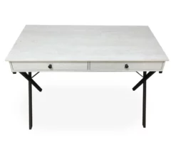 Real Living Rustic 2-Drawer Writing Desk -FurniHub Store 810534673 3