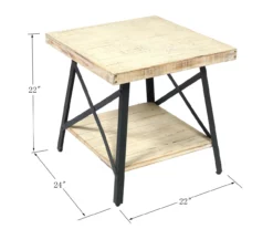 Willow River Pomona Open-Shelf End Table -FurniHub Store 810535751 2