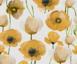 Golden Poppy Wood Leg Storage Ottoman -FurniHub Store 810535757 5