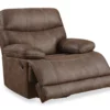 Brown Microfiber Swivel Gliding Recliner 2 Brown Microfiber Swivel Gliding Recliner -FurniHub Store 810535760 1