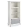 Monarch Hill Poppy Gray & White Bookcase -FurniHub Store 810538207 4