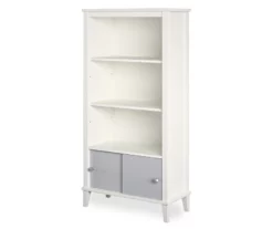 Monarch Hill Poppy Gray & White Bookcase -FurniHub Store 810538207 5