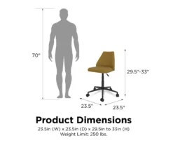 Novogratz Brittany Office Chair -FurniHub Store 810538397 6