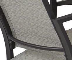 COSCO Capitol Hill Gray Sling Patio Dining Chairs, 6-Pack -FurniHub Store 810541219 5