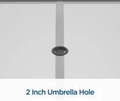 Paloma Gray Glass Top & Steel Patio Dining Table 10 Paloma Gray Glass Top & Steel Patio Dining Table -FurniHub Store 810541220 3