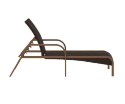 COSCO Villa Park Brown Wicker SmartWick Chaise Patio Lounge -FurniHub Store 810541490 5