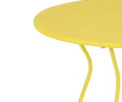 Heidi Yellow 3-Piece Bistro Patio Furniture Set -FurniHub Store 810541503 5