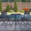 COSCO Outdoor Living Navy 3-Piece Folding Patio Seating Set -FurniHub Store 810541509 1