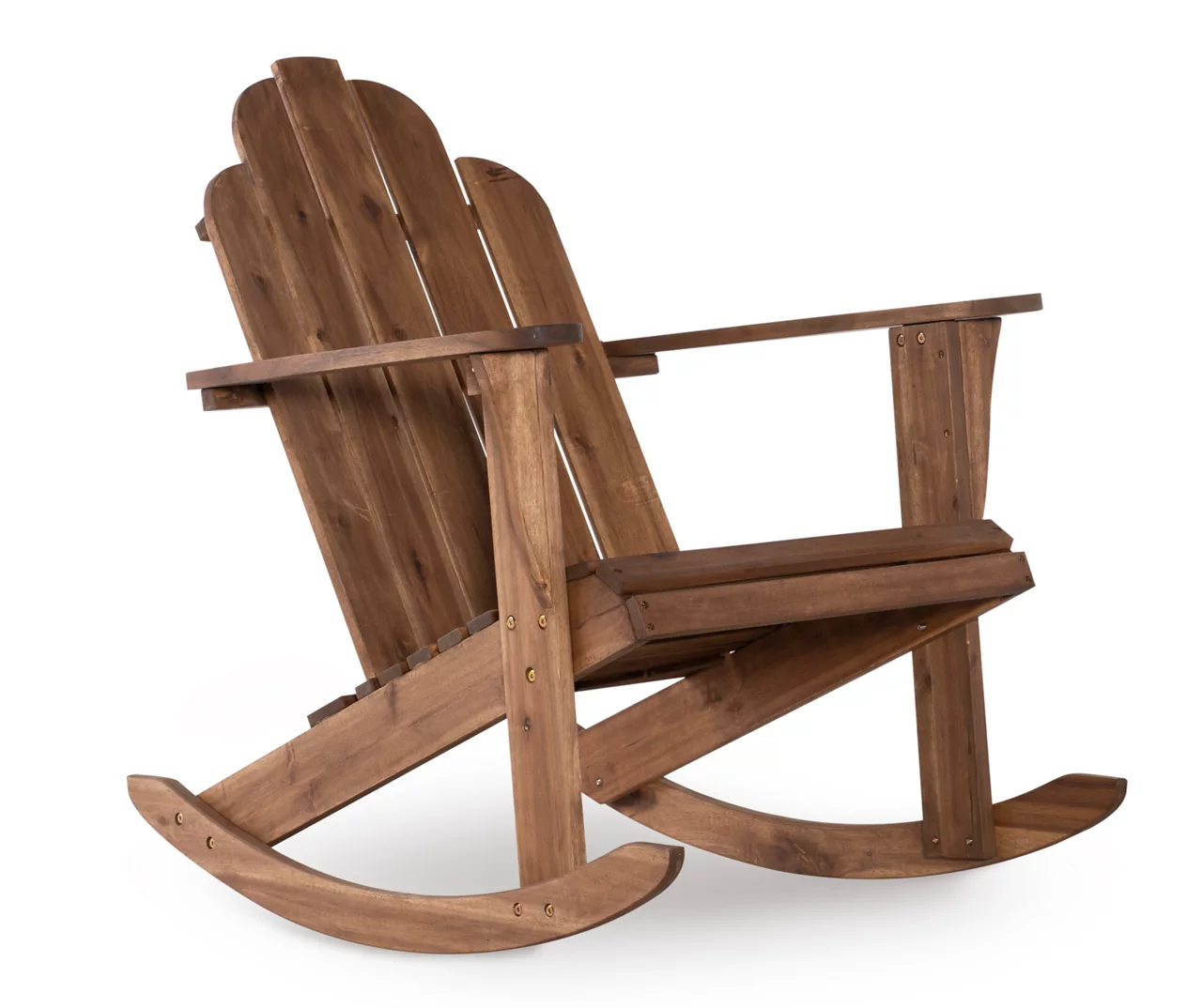 Flint Acorn Wood Patio Adirondack Rocking Chair 3 Flint Acorn Wood Patio Adirondack Rocking Chair