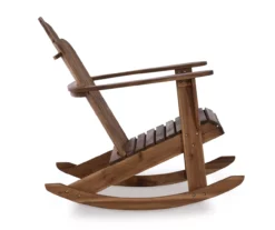 Flint Acorn Wood Patio Adirondack Rocking Chair 22 Flint Acorn Wood Patio Adirondack Rocking Chair -FurniHub Store 810541698 A1 3