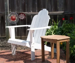 Flint Acorn Wood Patio Adirondack End Table -FurniHub Store 810541706 1