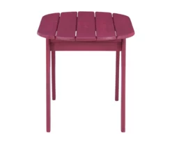 Flint Red Wood Patio Adirondack Coffee Table 9 Flint Red Wood Patio Adirondack Coffee Table -FurniHub Store 810541710 3