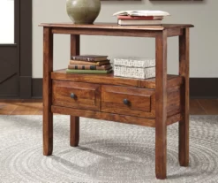 Abbonto 2-Drawer Accent Table -FurniHub Store 810542284 1