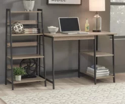 Soho 2-Piece Home Office Desk & Bookshelf Set -FurniHub Store 810542285 1
