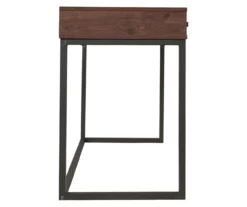 Horatio Brown & Gunmetal Wood Desk -FurniHub Store 810542288 6