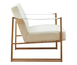 Kleemore Ostrich Embossed Leather Accent Chair -FurniHub Store 810542293 2