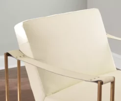 Kleemore Ostrich Embossed Leather Accent Chair -FurniHub Store 810542293 4