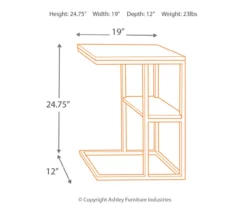 Forestmin Wood Cantilever Accent Table 7 Forestmin Wood Cantilever Accent Table -FurniHub Store 810542304 2