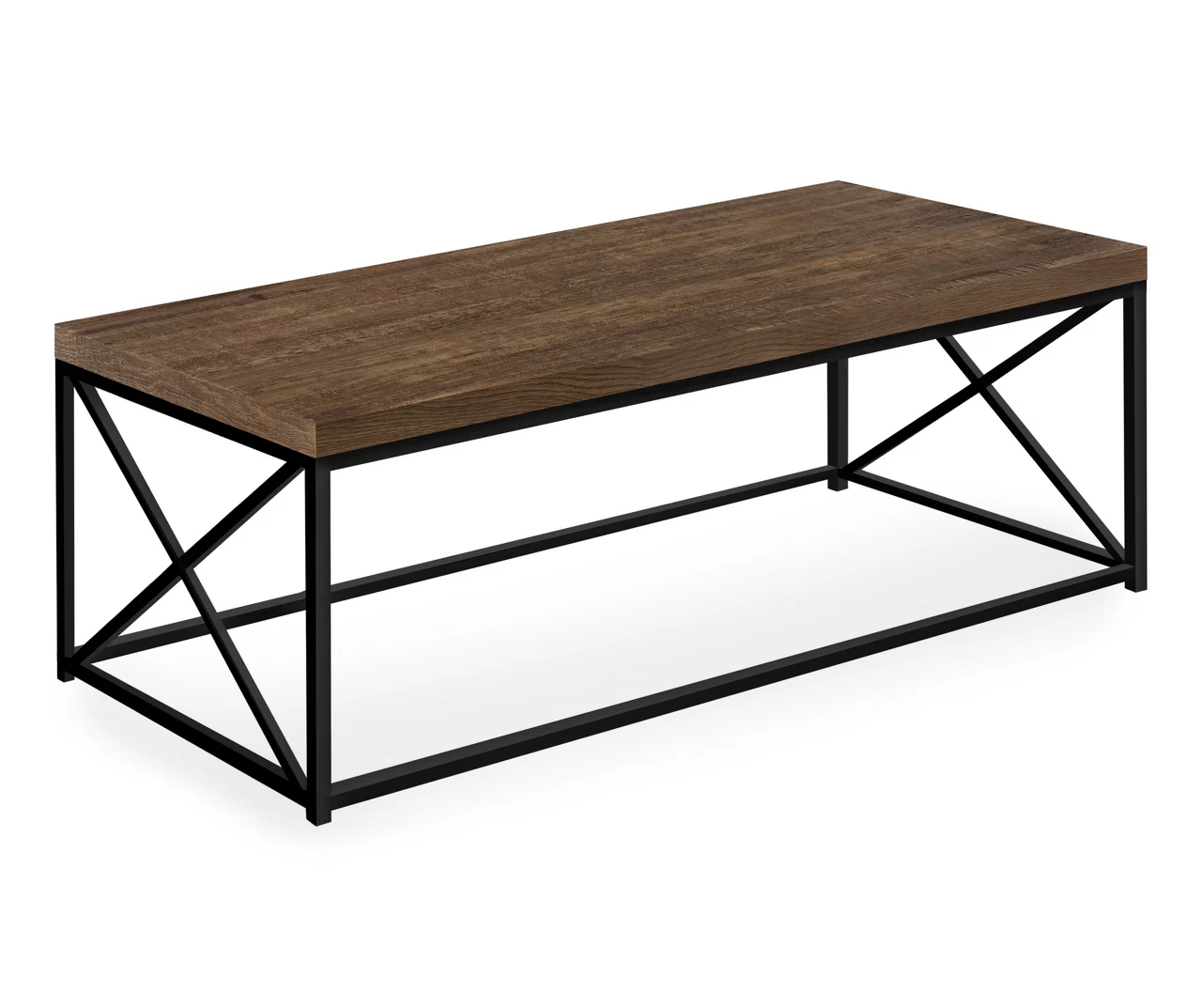 Brown Reclaimed Wood Look Coffee Table 3 Brown Reclaimed Wood Look Coffee Table