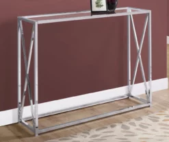 Monarch Glass & Metal Accent Table 15 Monarch Glass & Metal Accent Table -FurniHub Store 810542386 1