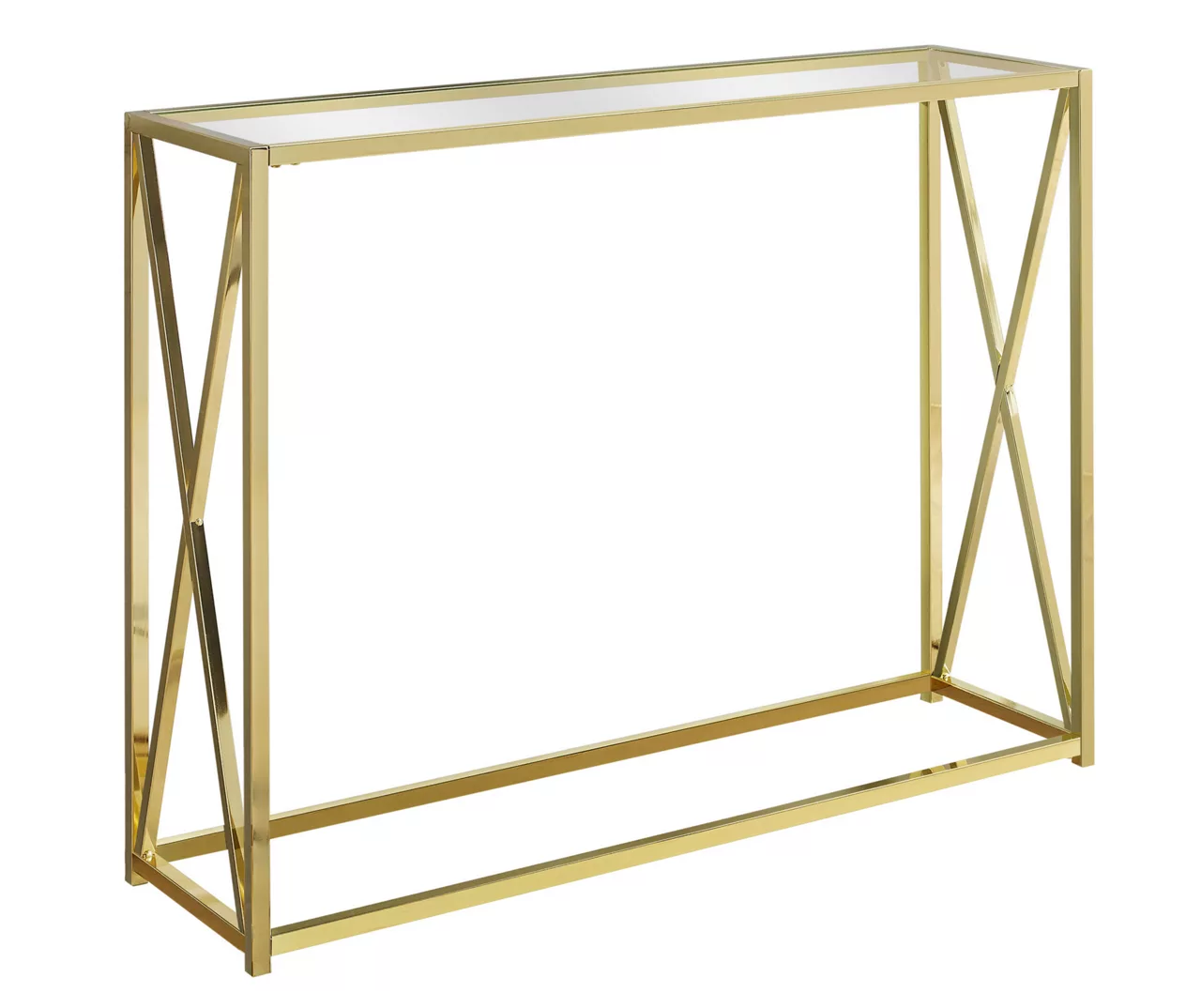 Monarch Glass & Metal Accent Table 3 Monarch Glass & Metal Accent Table