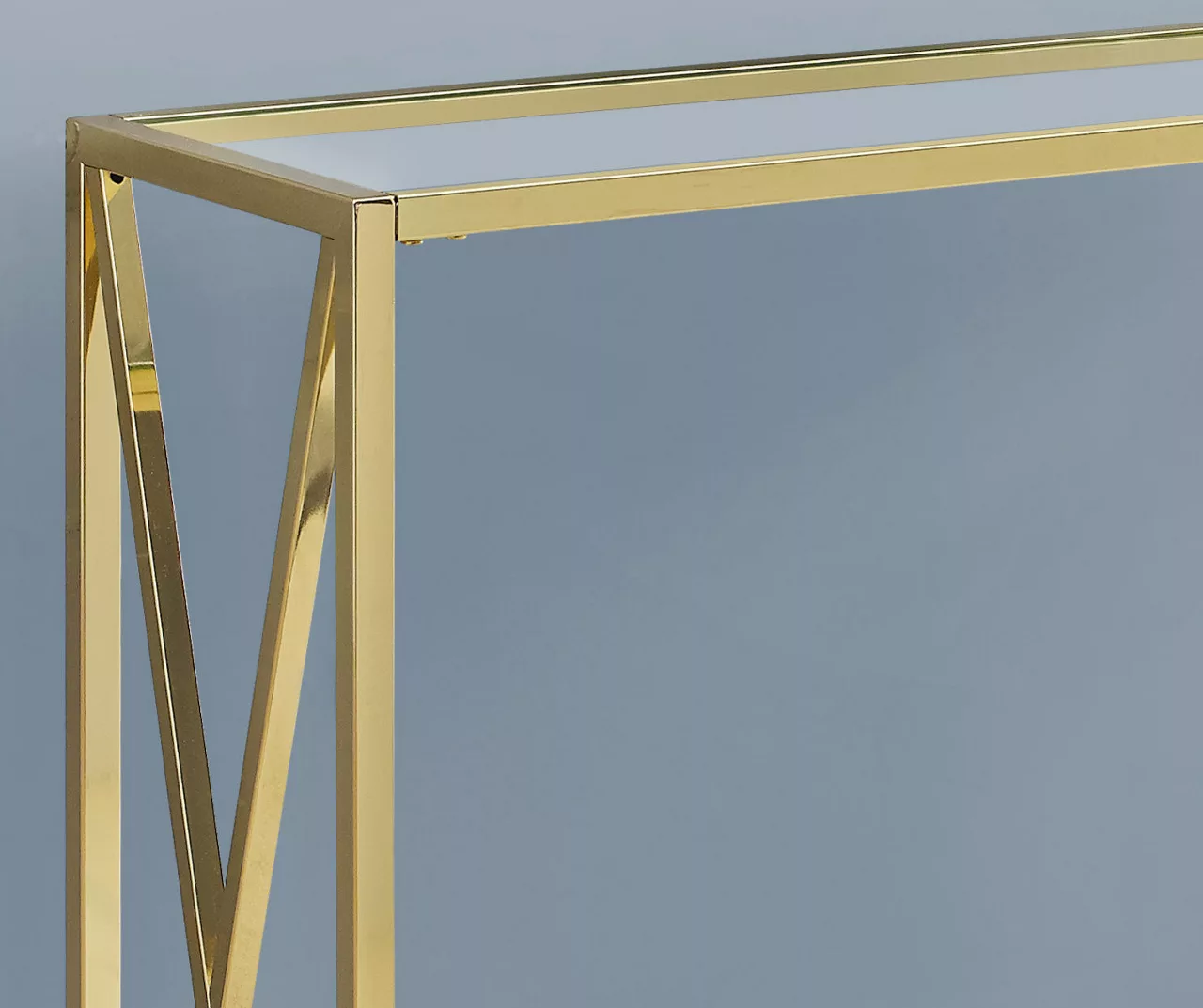 Monarch Glass & Metal Accent Table 6 Monarch Glass & Metal Accent Table - Image 4