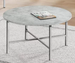 Monarch Round 3-Piece Occasional Table Set 34 Monarch Round 3-Piece Occasional Table Set -FurniHub Store 810542427 3