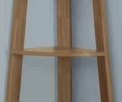 Monarch 5-Shelf Etagere Corner Bookcase -FurniHub Store 810542446 3