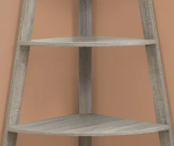 Monarch 4-Shelf Etagere Corner Bookcase -FurniHub Store 810542452 3