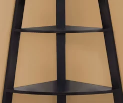 Monarch 4-Shelf Etagere Corner Bookcase -FurniHub Store 810542456 3