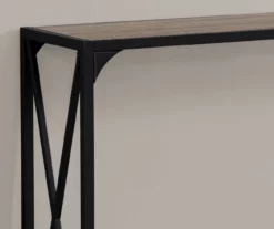 Monarch Metal X-Shaped Console Table -FurniHub Store 810542457 3