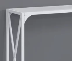 Monarch Metal X-Shaped Console Table -FurniHub Store 810542458 3