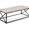 Taupe Reclaimed Wood Look Coffee Table -FurniHub Store 810542470 2 1
