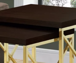 Monarch 2-Piece Nesting Accent Table Set -FurniHub Store 810542486 3