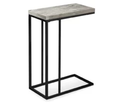 Monarch Reclaimed Wood Look C Side Table -FurniHub Store 810542490 2