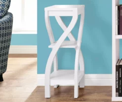 Monarch 3-Tier Twisted Leg Side Table 17 Monarch 3-Tier Twisted Leg Side Table -FurniHub Store 810542509 1