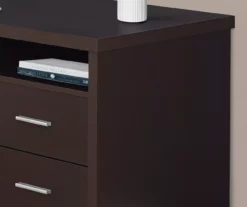 Monarch Metal 2-Drawer L-Shaped Computer Desk -FurniHub Store 810542511 3