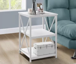 Monarch 3-Tier Accent Table 26 Monarch 3-Tier Accent Table -FurniHub Store 810542545 1