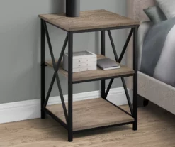 Monarch 3-Tier Accent Table 41 Monarch 3-Tier Accent Table -FurniHub Store 810542547 2